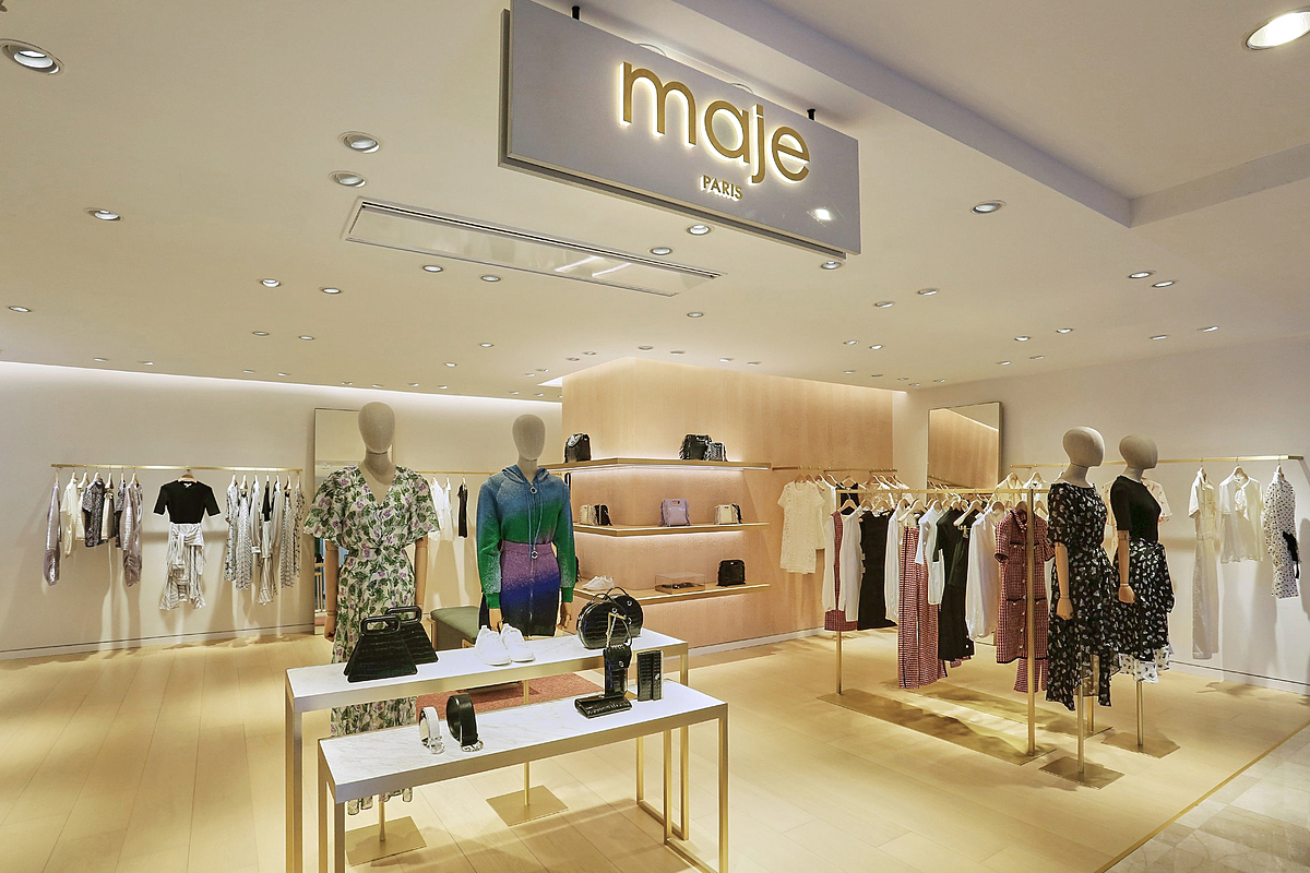 Không gian cửa hàng Maje tại Diamond Plaza